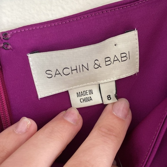 NWT Sachin & Babi Bryant Gown Sparkling Grape size 8 - Picture 12 of 13